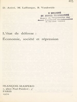 cover image of L'État de défense